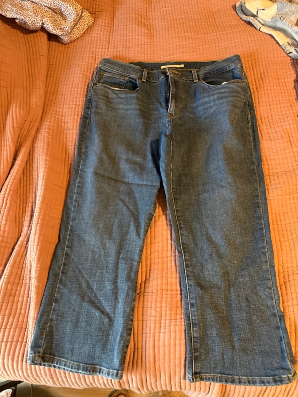 Levi's Women's Medium Blue Ankle-Length Jeans